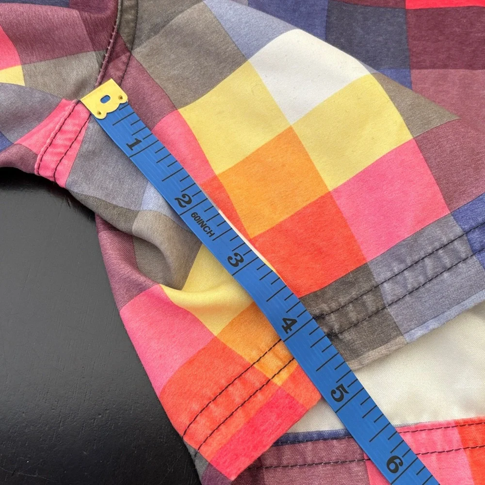 Desigual Swim Trunks Multicolor Plaid Board Shorts XL